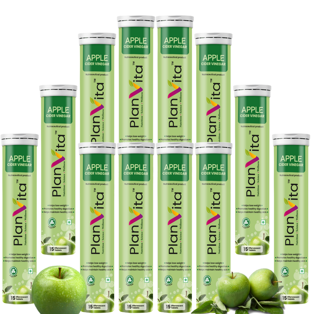 PlanVita Apple Cider Vinegar Effervescent Tablets