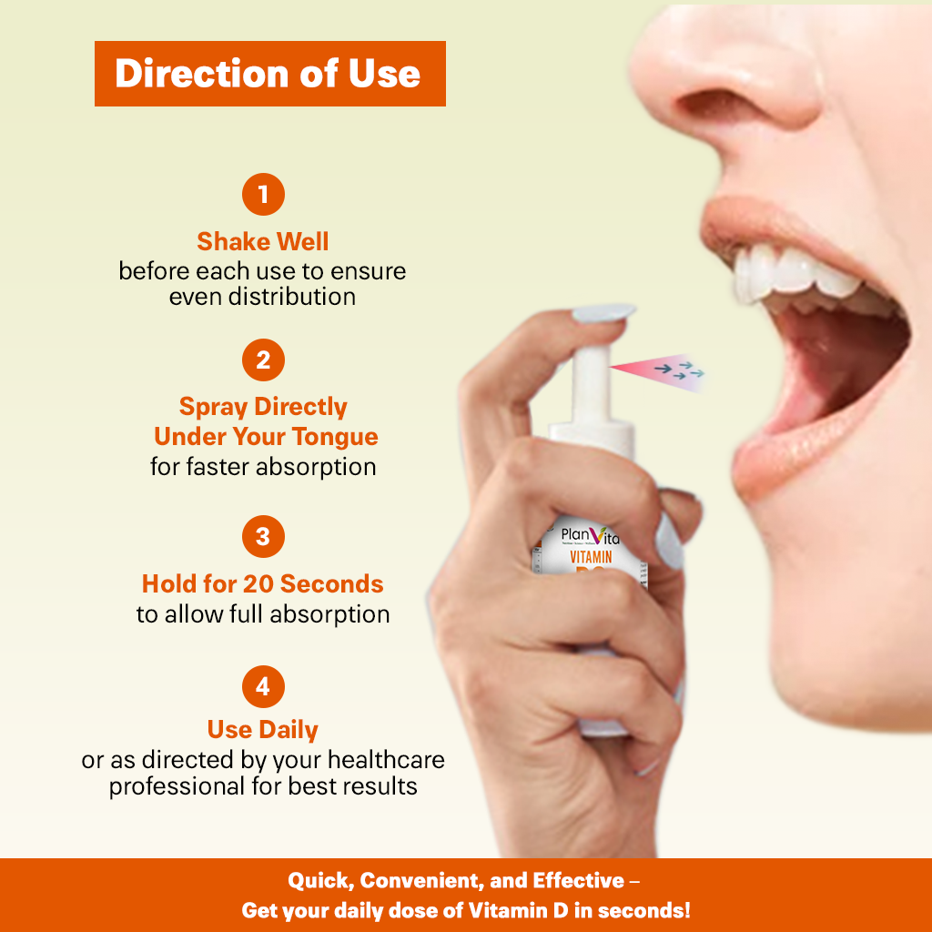 PLANVITA- Vitamin D3 Oral Spray