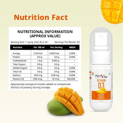 PLANVITA- Vitamin D3 Oral Spray
